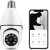 ROTATING NANNY SECURITY BULB CCTV 360? PTZ WIRELESS CAMERA