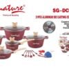 Signature 21 pcs Granite Die Cast Cookware set SG-CCSD-21 RED