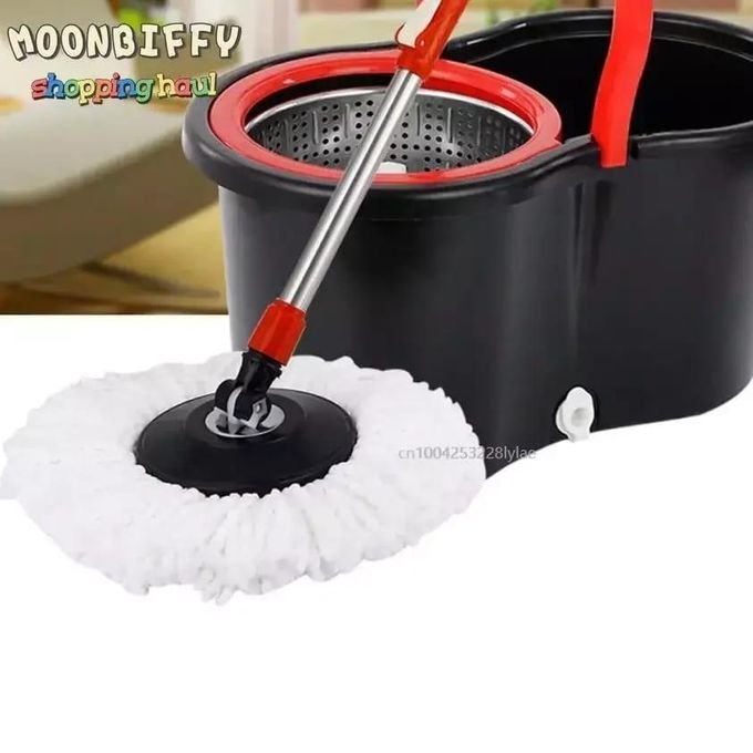 Metallic 360 Rotate Spin Mop+ Bucket Set - Image 3