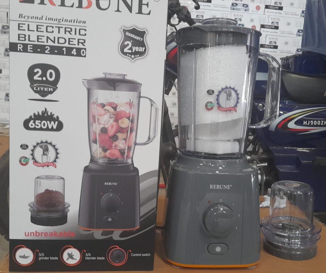 REBUNE RE-2-140 Blender and Grinder 650 Watts