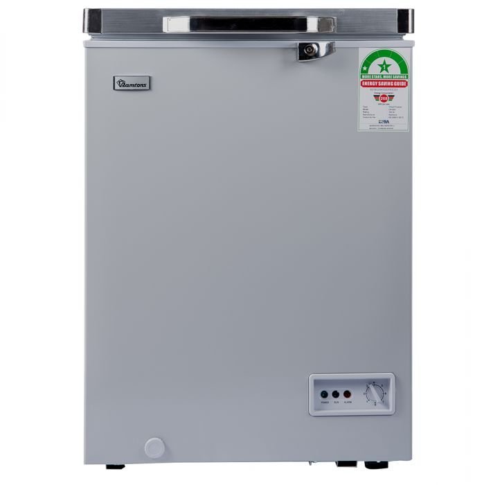 Ramtons 93 Liters Chest Freezer, Grey- CF/229