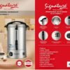 Signature electric tea boiler Tea urn heavy duty 6.5L 1500W